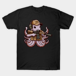 Tactical Octopus Adventure Tee: Where Intelligence Meets Style T-Shirt